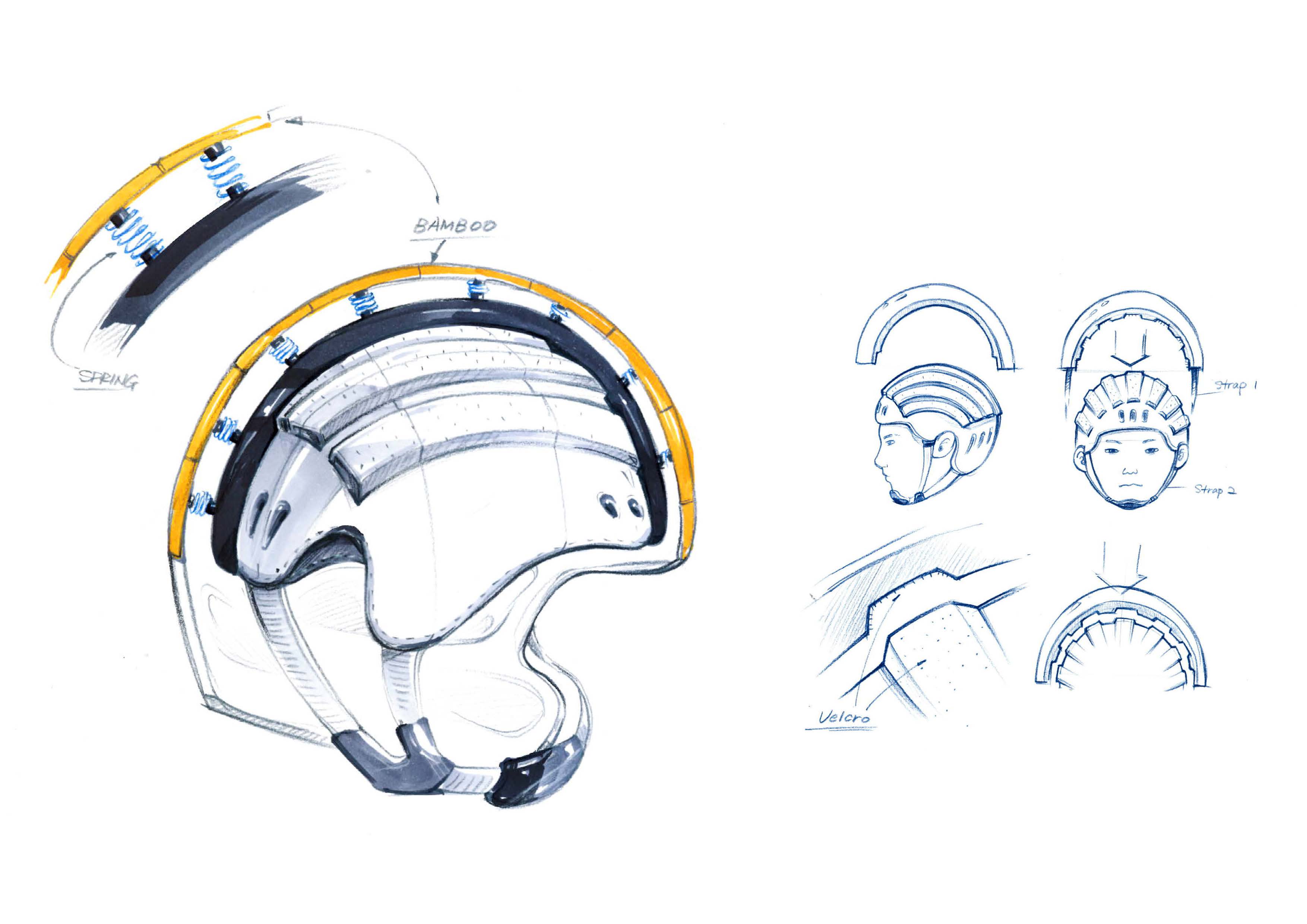 helmet sketch